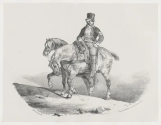 A Postilion or The Two Harnessed Horses