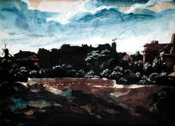 View of the Hills of Montmartre