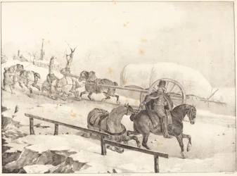 Wagoner Climbing a Hill