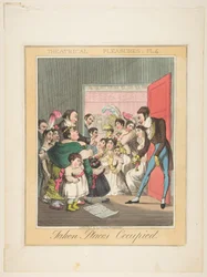 Theatrical Pleasures, Plate 4: Taken Places Occupied