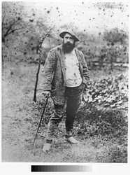Claude Monet in His Garden