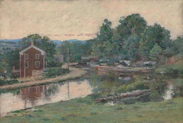 Evening at the Lock, Napanoch, New York, 1893