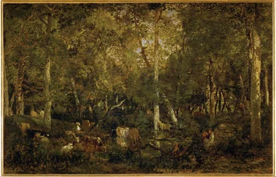 The Old Dormitory of Bas-Breau, Part of the Forest of Fontainebleau