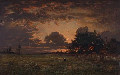 Sunset over the Plain of Barbizon