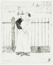 Emma and Her Baby, Chelsea Embankment