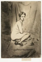 Figure of a Woman Crouching