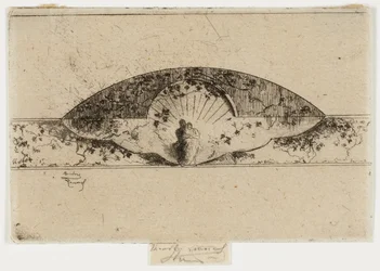 Jupiter and Alcmene Medallion, Sketch for Decoration of a Frame