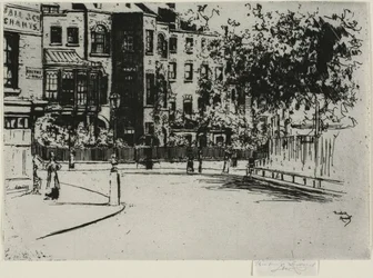 The Corner of Cheyne Walk, Chelsea