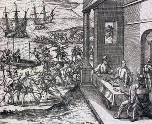 Agreement between Francisco Pizarro, Diego de Almagro and Hernando de Luque to explore and exploit Peru