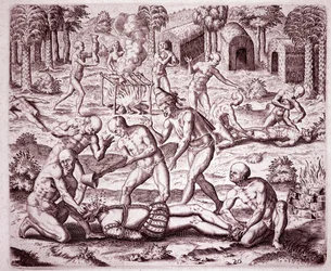 History of America: Tortures inflicted by the Indians on Spanish settlers