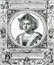 Portrait of Christopher Columbus from 