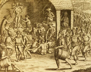 South American Indigenous Religious Rite, from Historia Americae