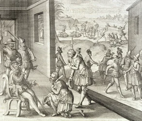 The Spanish Capture Fort Caroline, 1565