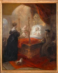 Saint Francis of Paola Prophesying a Son to Louise of Savoy
