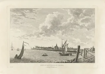 View of Oudeschild on Texel