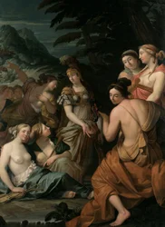 Minerva and the Muses on Mount Helicon