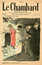 Cover of Le Chambard socialiste, Satirical in Colours