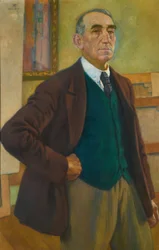 Self Portrait in a Green Waistcoat