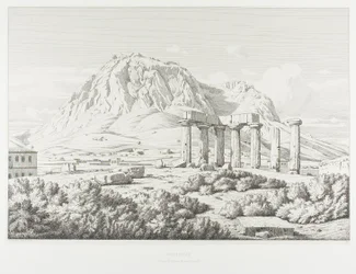 Corinth: Temple of Neptune and the Acrocorinth