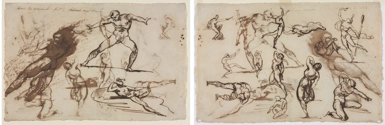 Sheet of Sketches (recto) Sheet of Sketches (verso), 1819