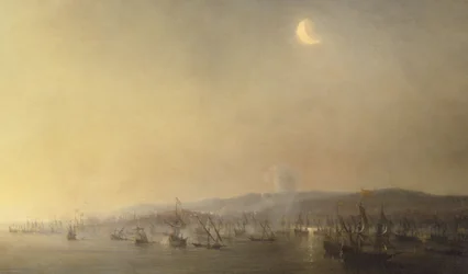 Naval Combat of Cartagena, September 3, 1643 by Théodore Gudin in 1844