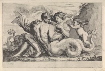 Siren and Triton (Mythological Figures)