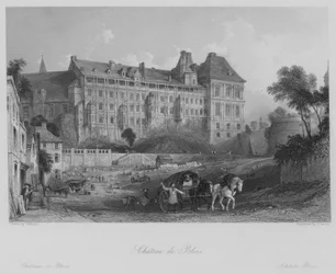 Chateau de Blois (engraving)