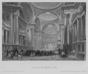 Interior of the Madeleine, Paris