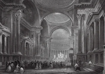 Interior of the Madeleine, Paris