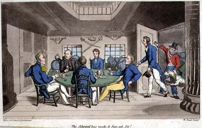 The Admiral has Made it Sunset, Sir! Plate from 