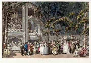 Vauxhall Gardens, London in the 18th century