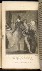 Hag claims husband, Scene from Wife of Bath