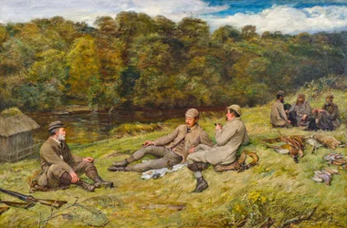 Hunting Party at Stobhall (Perthshire)