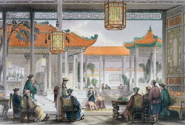 Jugglers Exhibiting in the Court of a Mandarin