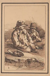 Rustic Figures: Two Boys