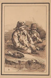 Rustic Figures: Two Boys