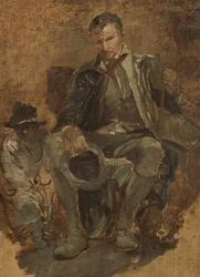 Study of a Woodman
