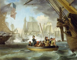 Commodore Perry at the Battle of Lake Erie