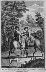 Claude Duval Robbing Squire Roper, Master of the Buckhounds to King Charles II, in Windsor Forest