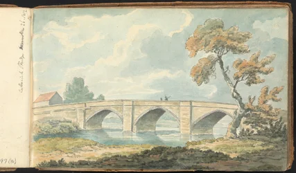 Album of Landscape and Figure Studies: Catterick Bridge