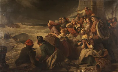 The Life-Boat Going to the Rescue