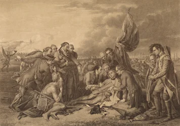 The Death of General Wolfe on the Heights of Abraham, Quebec, 13th September 1759
