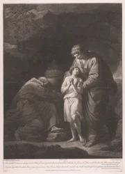 Samma the Demoniac Weeping over the Ashes of His Youngest Son Benoi