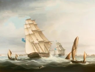 Squadron of the Blue off Portsmouth