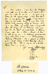 Letter from Thomas Chatterton to William Barrett, 1769