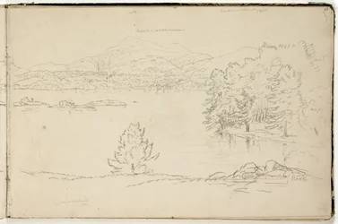 Hoosick or Saddle Mountain and Lake near Pittsfield, c.1832