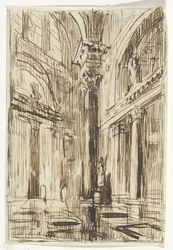 Church Interior in Rome