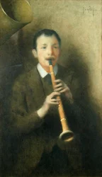 The Clarinet Player, c.1892