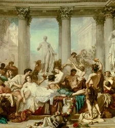 The Romans of Decadence (detail)
