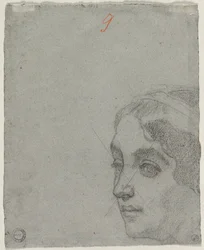 Head of a Woman (verso)